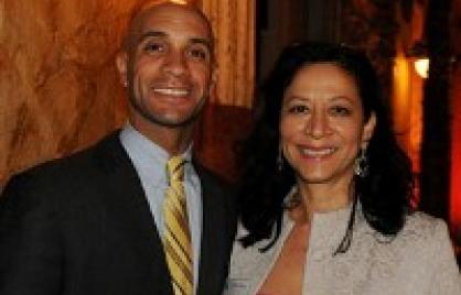 Mayor Fenty and OUC Director Janice Quintana at the 911 Awards Gala